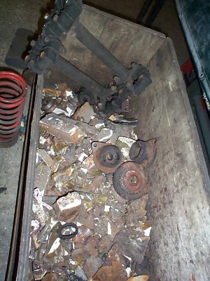 Spyder - Sill debris, shafts  and bits 1.jpg and 